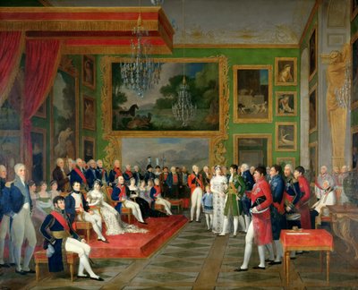 Huwelijk van Prins Eugène de Beauharnais en Prinses Augusta van Beieren, 13 januari 1806 door Francois Guillaume Menageot