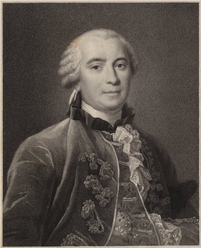 Georges Louis Leclerc door Francois Hubert Drouais