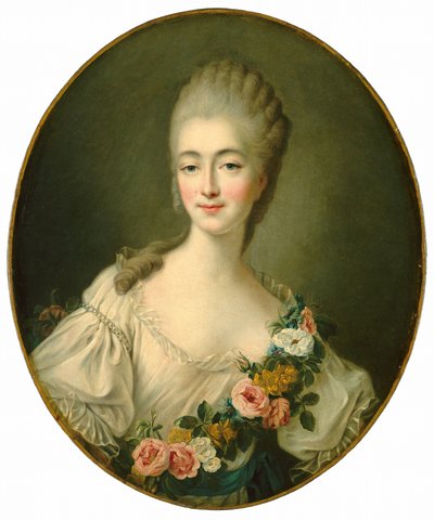 Jeanne Bécu, Comtesse du Barry door Francois Hubert Drouais
