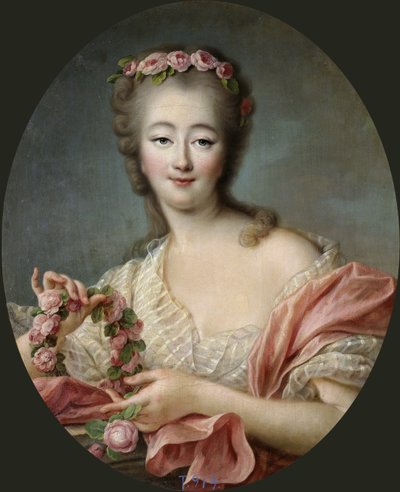 Jeanne Becu, gravin Du Barry door Francois Hubert Drouais