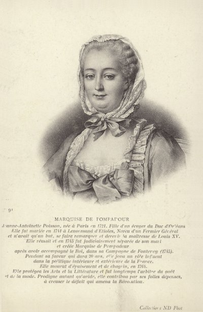 Markiezin de Pompadour door Francois Hubert Drouais