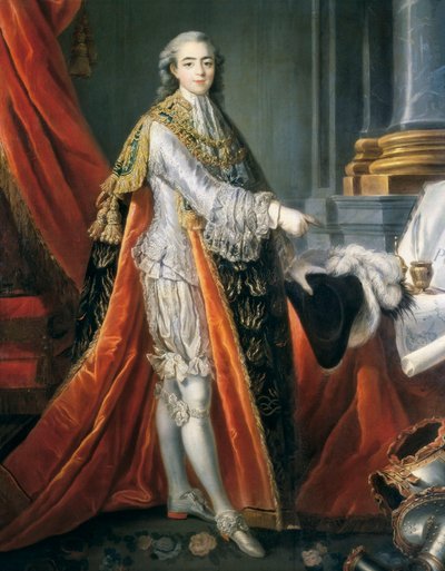 Portret van Karel X van Bourbon door Francois Hubert Drouais