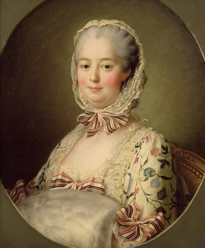 Portret van de Markiezin de Pompadour (1721-64) 1763 door Francois Hubert Drouais