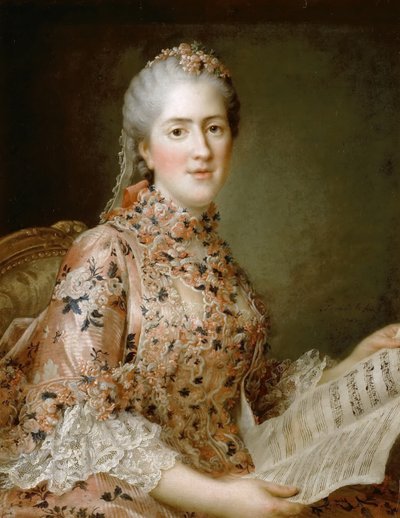 Prinses Sophie van Frankrijk 1734-1782 door Francois Hubert Drouais