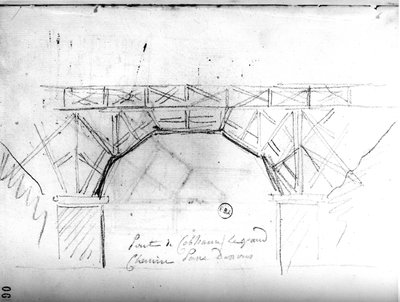 Architectonische schets uit 