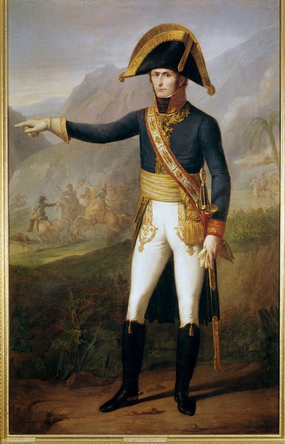 Portret van Charles Emmanuel Leclerc (1772-1802) door Francois Josephe Kinson