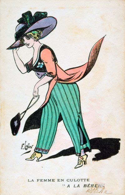 De Vrouw in Broek, 20e eeuw door Francois Lafon