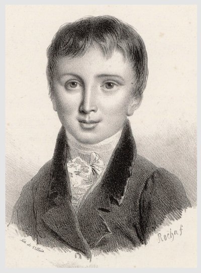 Franz Liszt op 11-jarige leeftijd, ca. 1822 door Francois Le Villain