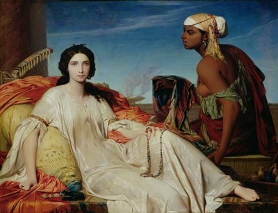 Odalisque door Francois Leon Benouville