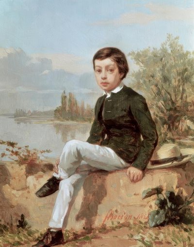 Portret van Jacques Larguier (1844–1907) door Francois Louis David Bocion