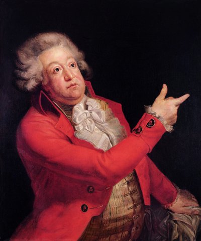 Honore Gabriel Riqueti (1749-91) Graaf van Mirabeau, c.1790 door Francois Louis Lonsing