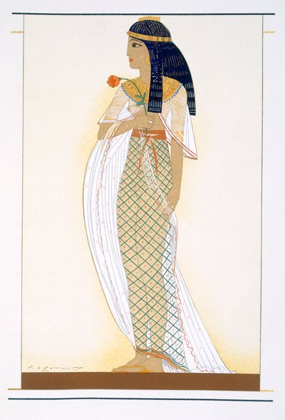Een prinses, een illustratie uit 