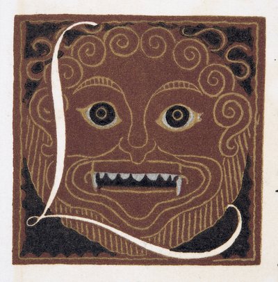 Gezichtsmasker, uitgegeven 1922 door Francois Louis Schmied