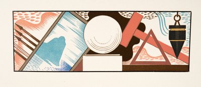 Grafische illustratie uit Prométhée Enchaîné van Aeschylus, uitgegeven 1941 door Francois Louis Schmied