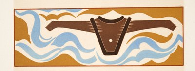 Grafische illustratie uit Prométhée Enchaîné door Aeschylus, uitgegeven 1941 door Francois Louis Schmied