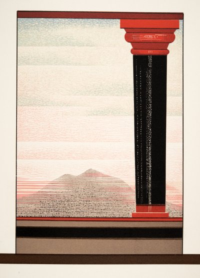 Illustratie uit Prométhée Enchaîné van Aeschylus, uitgegeven 1941 door Francois Louis Schmied