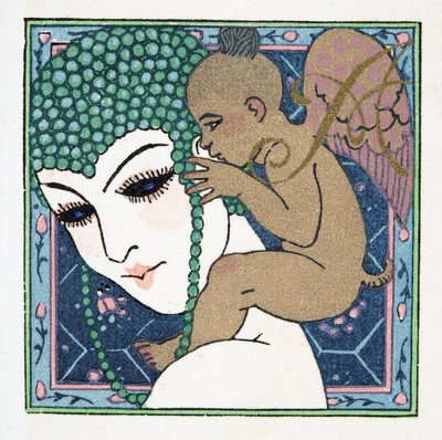 Letter A, uit Personages de Comedie, uitgegeven 1922 door Francois Louis Schmied