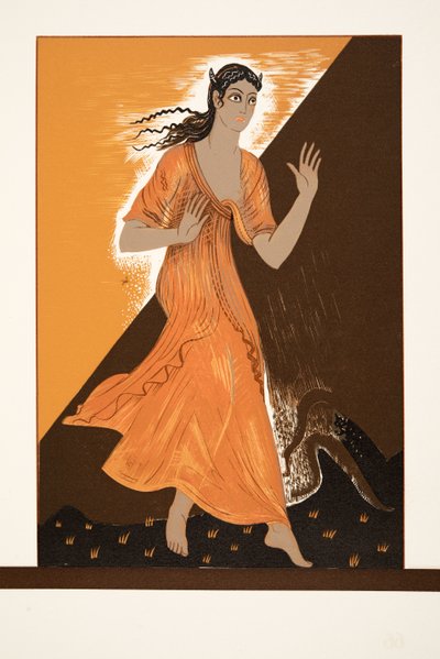Pandora, uit Prométhée Enchaîné van Aeschylus, uitgegeven 1941 door Francois Louis Schmied