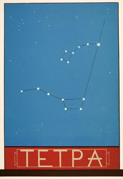 Tetpa (constellatie), uit Prométhée Enchaîné van Aeschylus, uitgegeven 1941 door Francois Louis Schmied