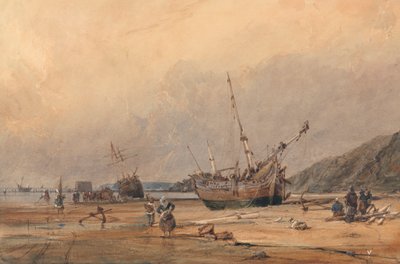 Calais Sands door Francois Louis Thomas Francia