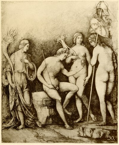 Oordeel van Paris door Francois Louis Thomas Francia