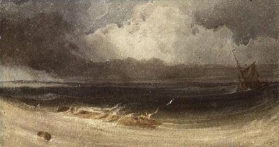 De Schipbreukeling door Francois Louis Thomas Francia