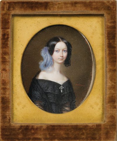 Hertogin Helene van Mecklenburg-Schwerin door Francois Meuret