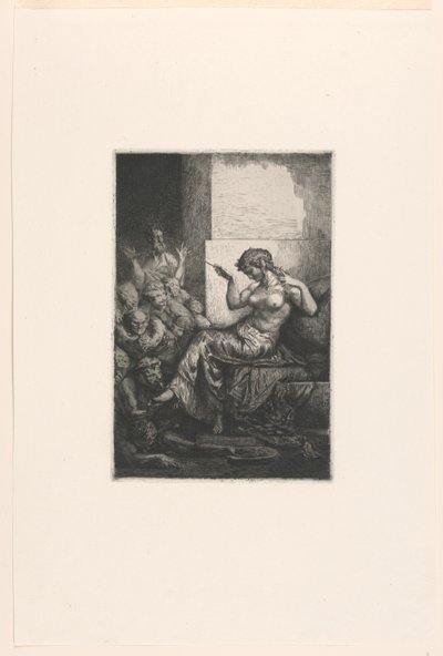 Cleopatra (?) door Francois Nicolas Chifflart
