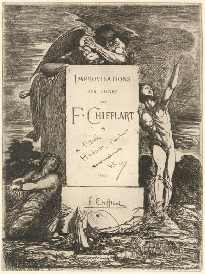 Frontispice door Francois Nicolas Chifflart