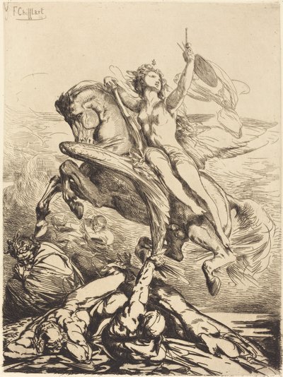 Genius van de Kunsten door Francois Nicolas Chifflart
