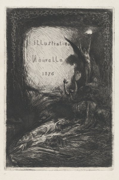 Illustratie Nouvelle, 1876 door Francois Nicolas Chifflart