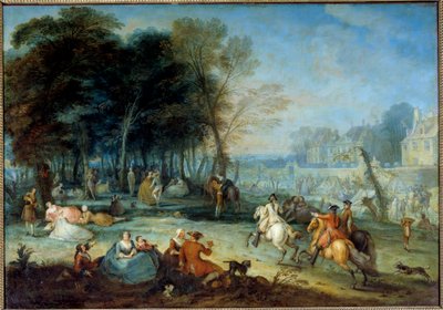 De Bezons Pique nique Champetre kermis in de omgeving van Parijs door Francois Octavien