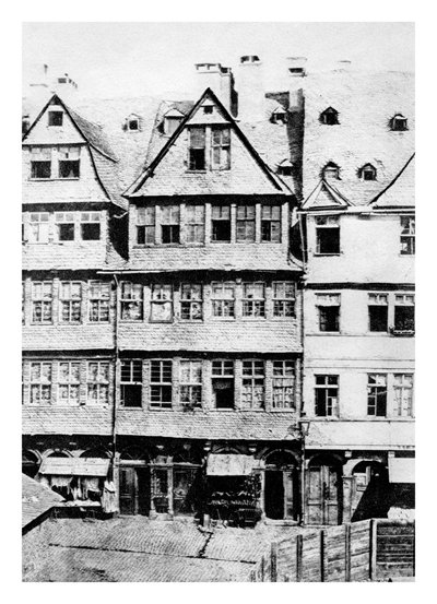 Voorouderlijk huis van de familie Rothschild door Francois Pascal Simon (after) Gerard
