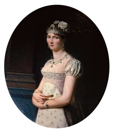 Portret van Stephanie de Beauharnais door Francois Pascal Simon (after) Gerard
