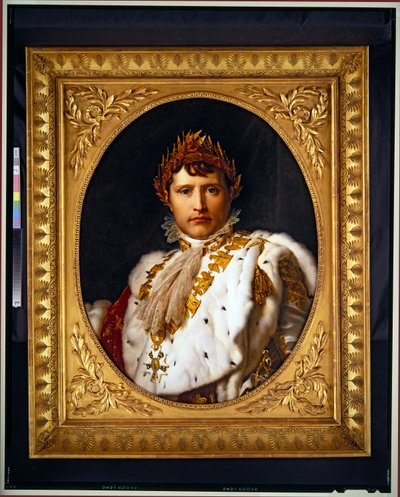 Een portret van Napoleon, ongedateerd door Francois Pascal Simon Baron Gerard