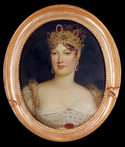 Medailonportret van Keizerin Marie-Louise door Baron François Pascal Simon Gérard