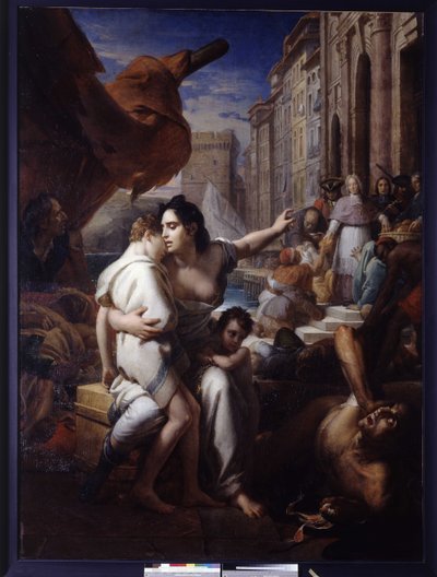 Monsignor van Belsunce tijdens de pest van Marseille door Baron François Pascal Simon Gérard