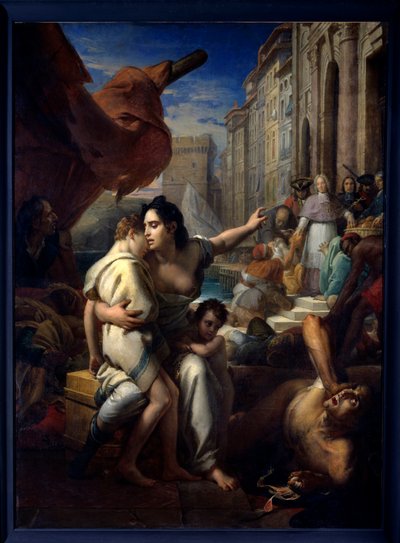 Monseigneur van Belsunce tijdens de pest van Marseille door Baron François Pascal Simon Gérard