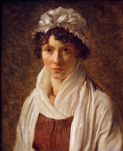 Portret van Madame Lecerf, geboren Gerard, nicht van de kunstenaar door Baron François Pascal Simon Gérard