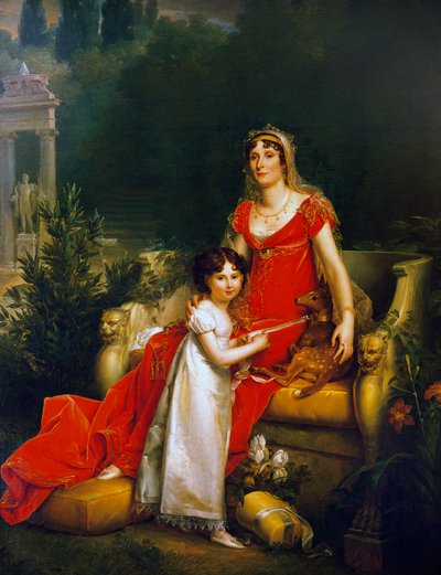 Portret van Maria Anna Bonaparte, bekend als Elisa Baciocchi (Ajaccio 1777-Triëst) door Baron François Pascal Simon Gérard