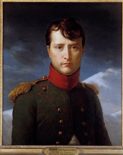 Portret van Napoleon Bonaparte (1769-1821) als Eerste Consul Schilderij door Francois Gerard (1770-1837) 1803 door Baron François Pascal Simon Gérard