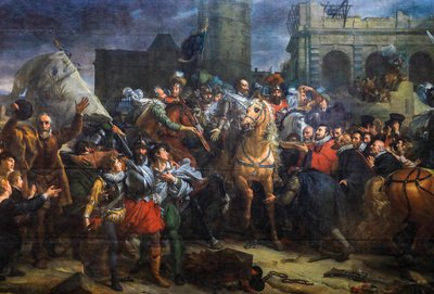 De aankomst van Hendrik IV in Parijs door Francois Pascal Simon Baron Gerard