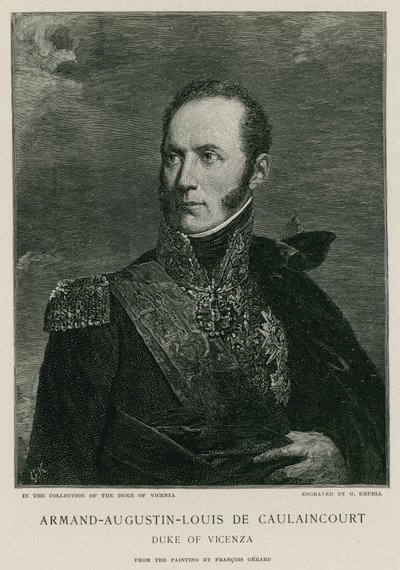Armand-Augustin-Louis de Caulaincourt door Francois Pascal Simon Gerard
