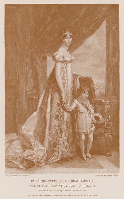 Eugene-Hortense de Beauharnais en Napoleon-Charles door Francois Pascal Simon Gerard