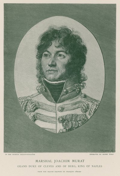 Maarschalk Joachim Murat door Francois Pascal Simon Gerard