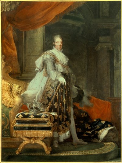 Portret van Karel X door Francois Pascal Simon Gerard