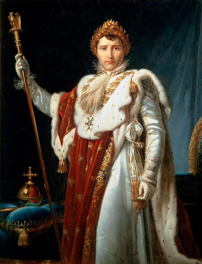 Portret van keizer Napoléon I Bonaparte, ca. 1804 door Francois Pascal Simon Gerard