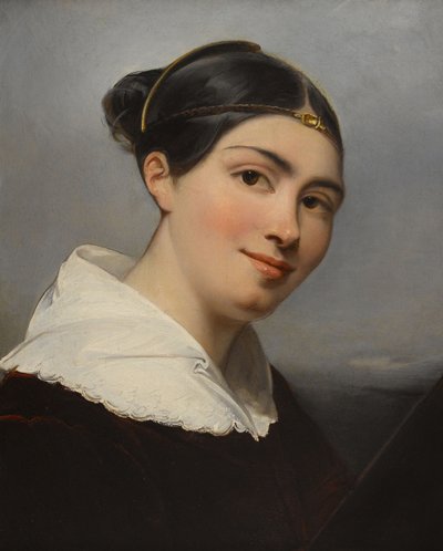 Portret van Julie Duvidal de Montferrier 1797-1865, 1830 door Francois Pascal Simon Gerard