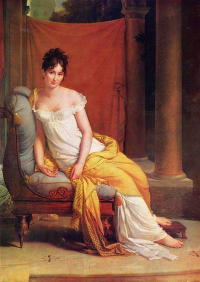 Portret van Julie Récamier door Francois Pascal Simon Gerard