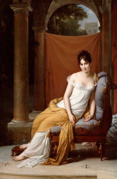 Portret van Juliette Recamier, 1805 door Francois Pascal Simon Gerard